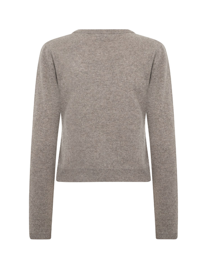 Eloise 15 Cardigan, falcon brown