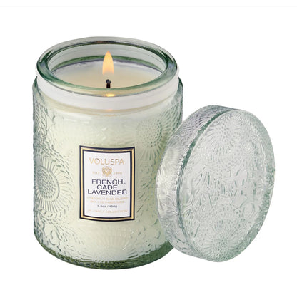 Small Jar Candle, French cade/lavender