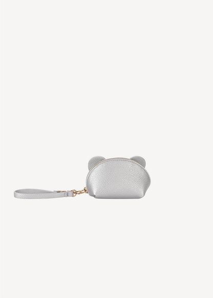 Lucky Elephant Clutch, silver