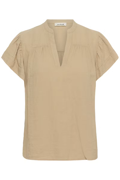 Aria Blouse, white pepper