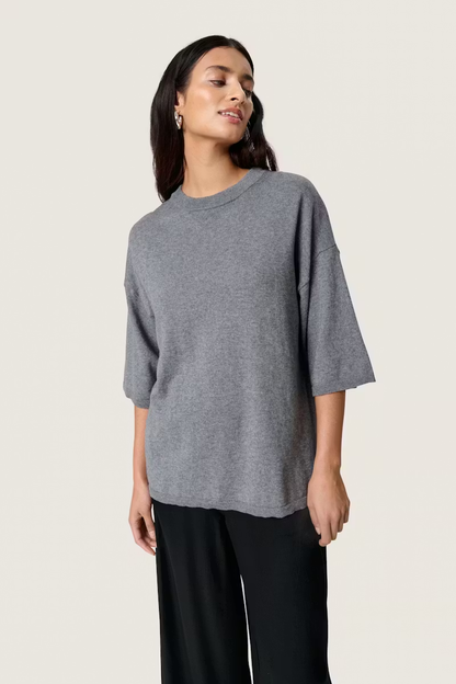 Sanja Pullover, grey melange