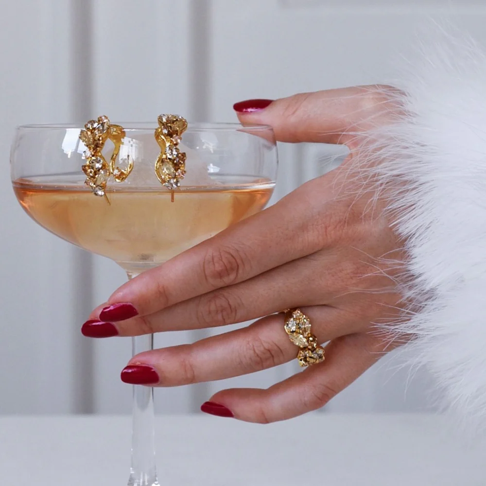 Stella Ring Gold, silk combo