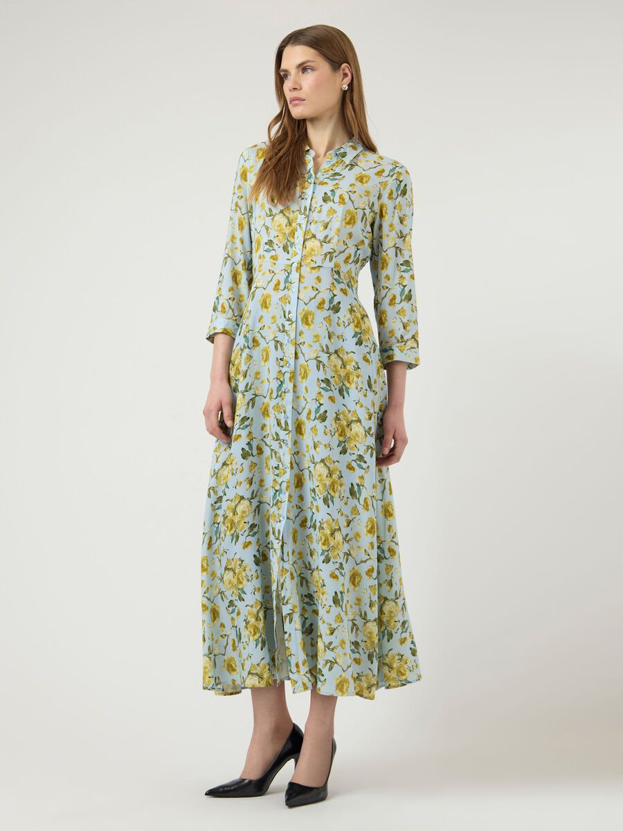 Yassavanna Long Shirt Dress, skyway/matira
