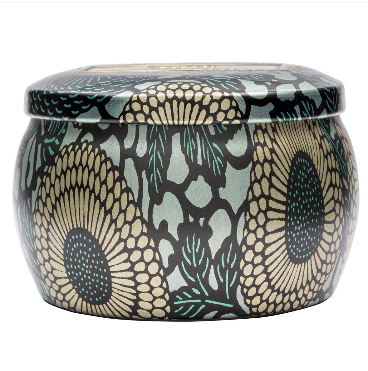 Mini Tin Candle 25h, French cade/lavender