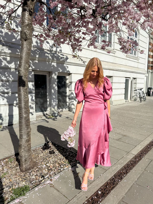 Sinda Print Dress, rose/pink