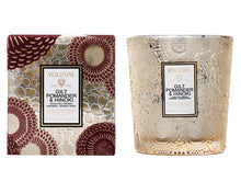 Load image into Gallery viewer, Boxed Candle 60h, Gilt, pomander, hinoki
