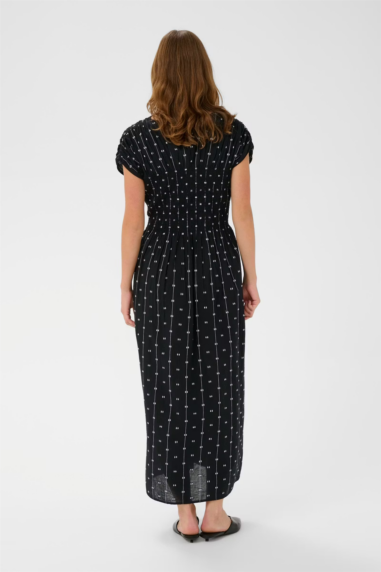 Amelie Dress, black/white dots