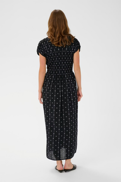 Amelie Dress, black/white dots
