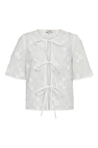 Rosamarie cardigan, white