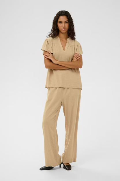 Aria Blouse, white pepper
