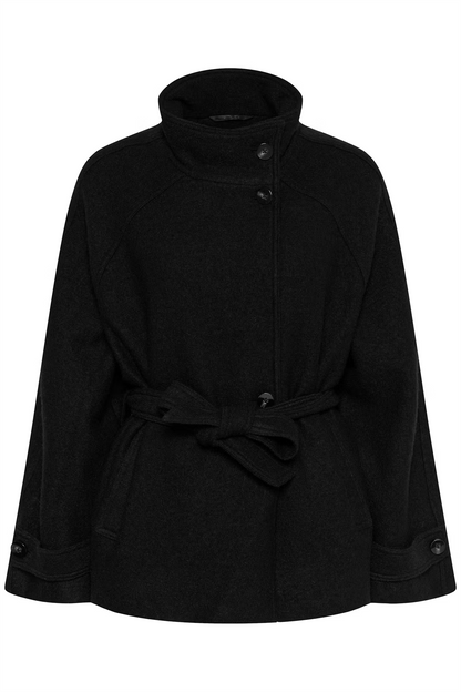 Angelina Double Breasted Jacket, black