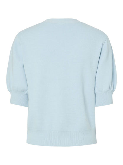 Yasfonny Knit Cardigan, skyway