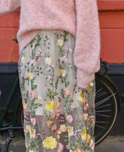 Load image into Gallery viewer, Fuchsia Skirt, sand/yellow