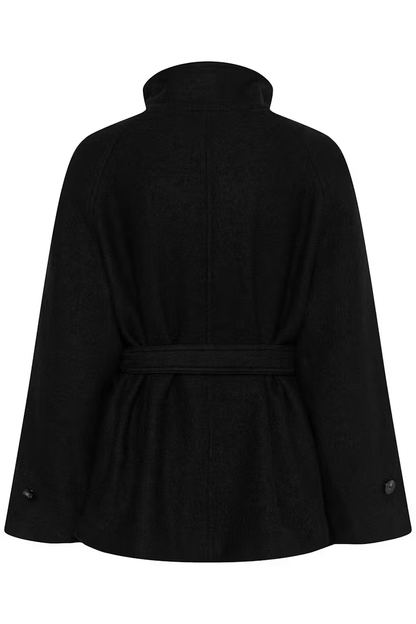 Angelina Double Breasted Jacket, black