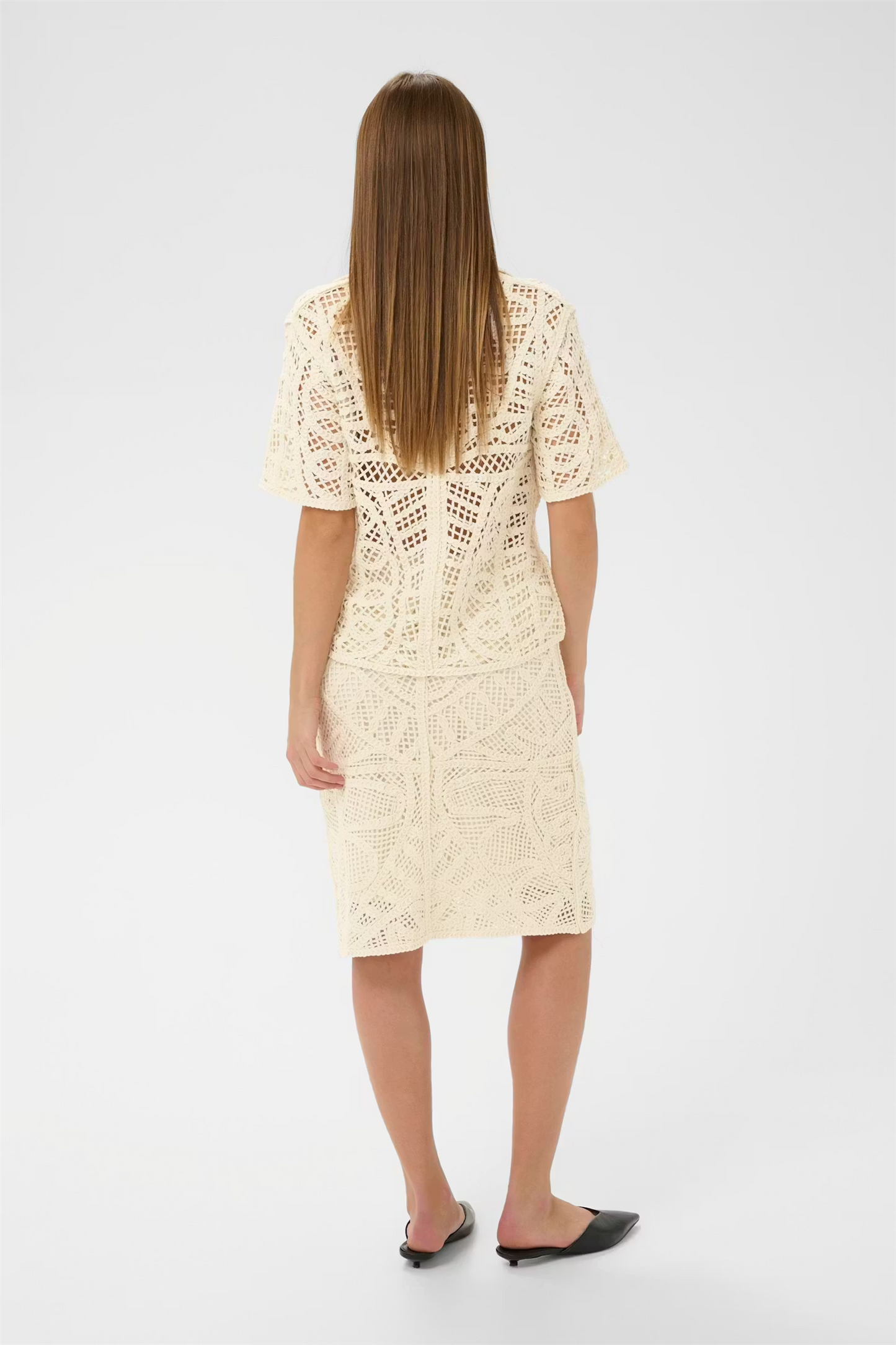 Anamy Polo Blouse, turtledove
