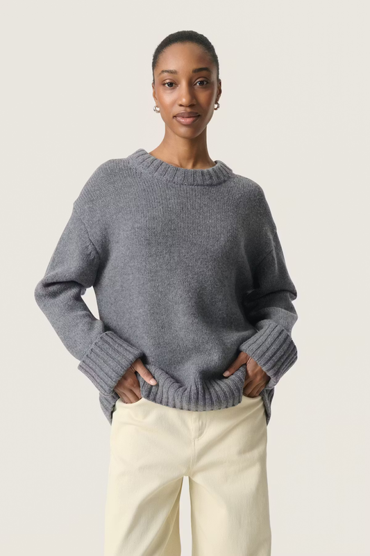 Moline Crew-Neck, grey melange