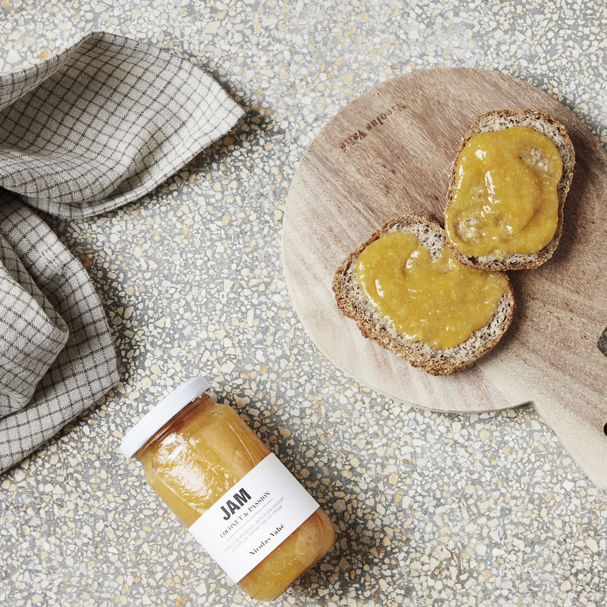 Syltetøy, kokos & pasjonsfrukt