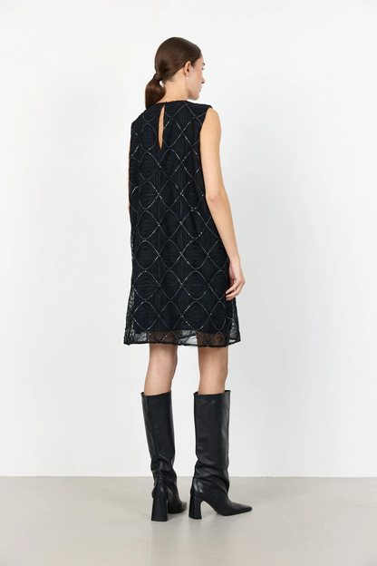 Opaya 2 Dress, black/sequins