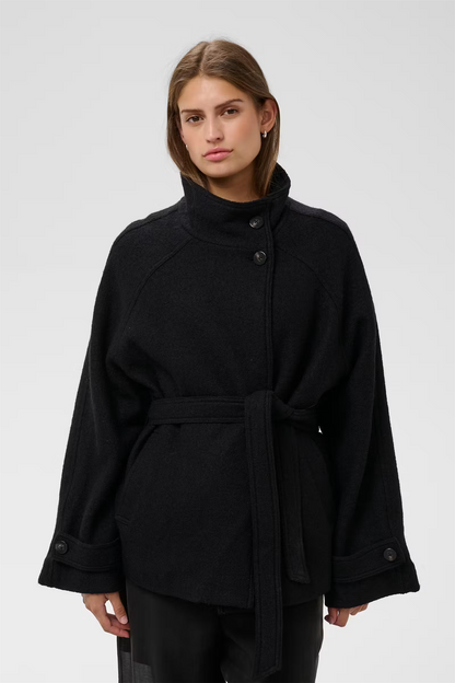 Angelina Double Breasted Jacket, black
