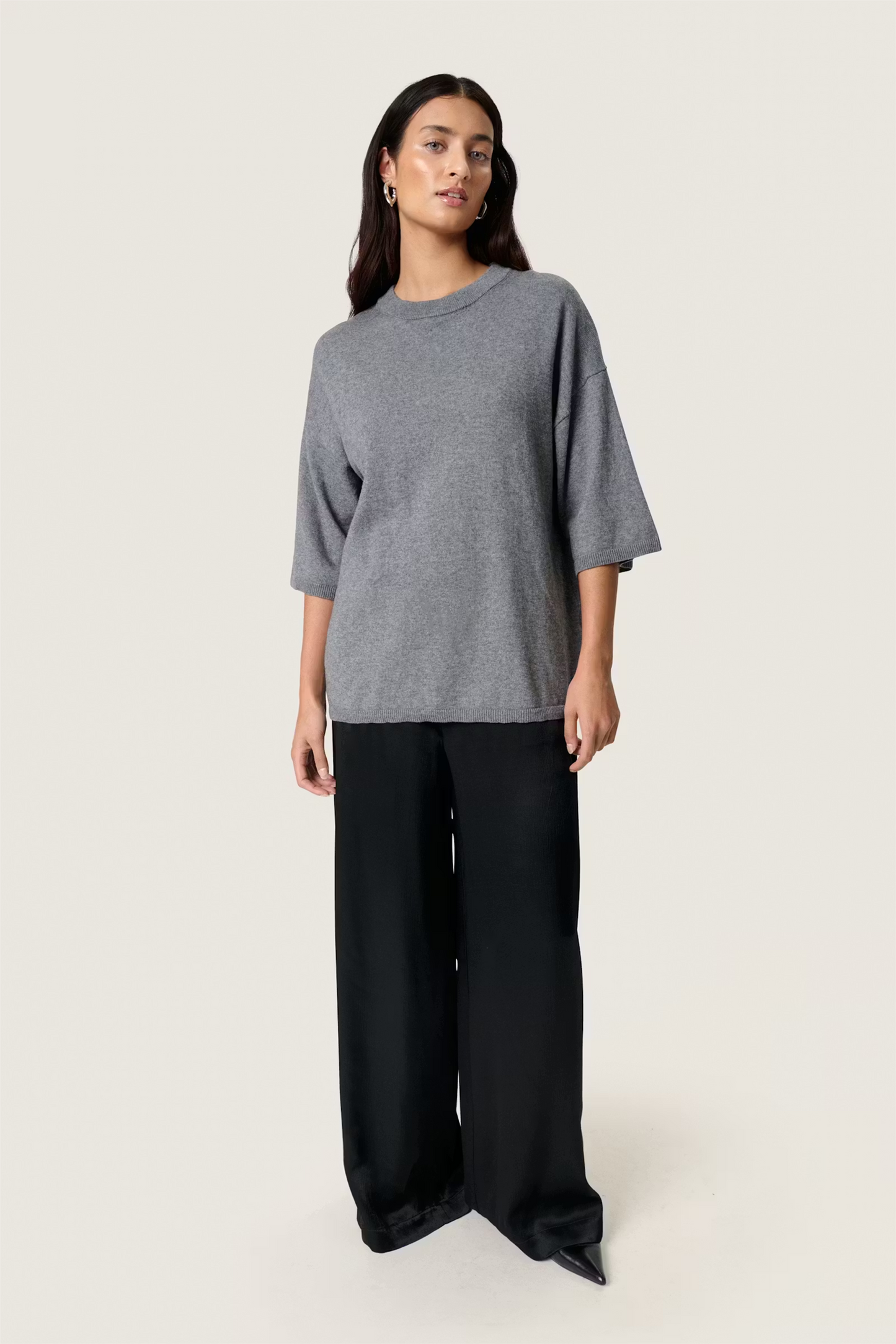 Sanja Pullover, grey melange