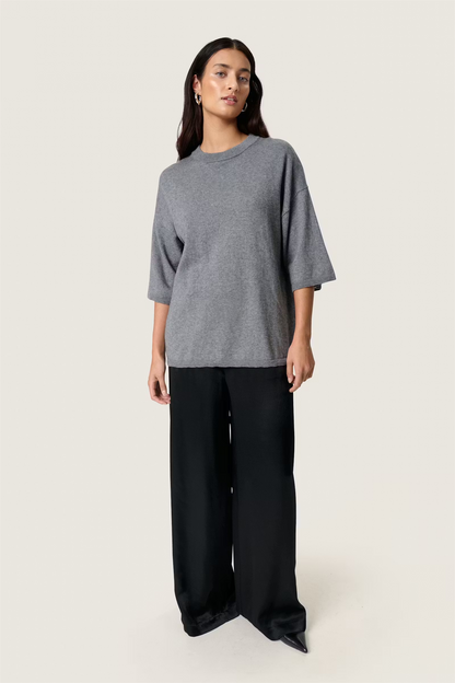 Sanja Pullover, grey melange
