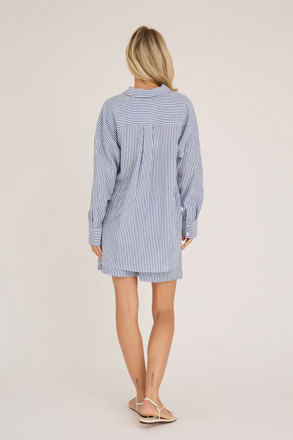 Sonja New Shirt, navy/white