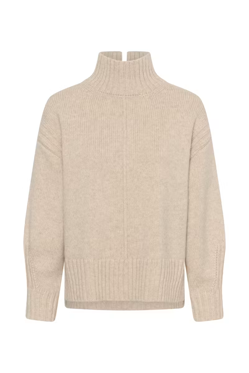 Moline High-Neck Pullover, Pistachio Shell