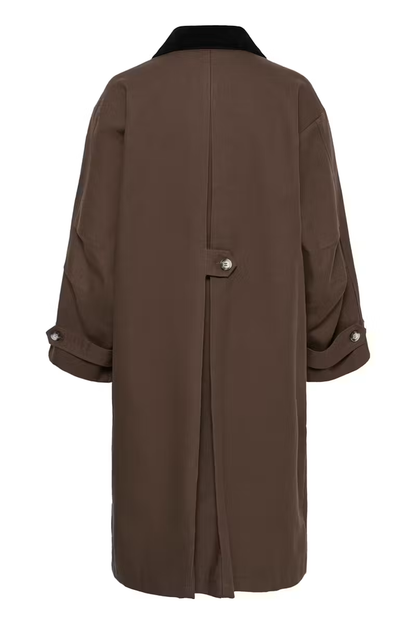 Jennah Cade Coat, chocolate brown
