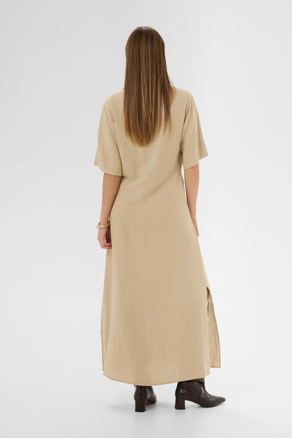 Aria Maxi Dress, white pepper