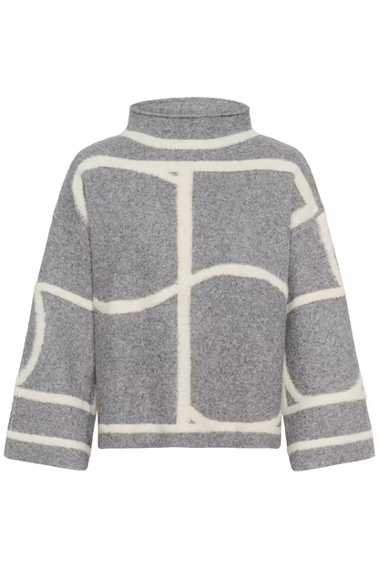 Sorea Mono Pullover, grey melange