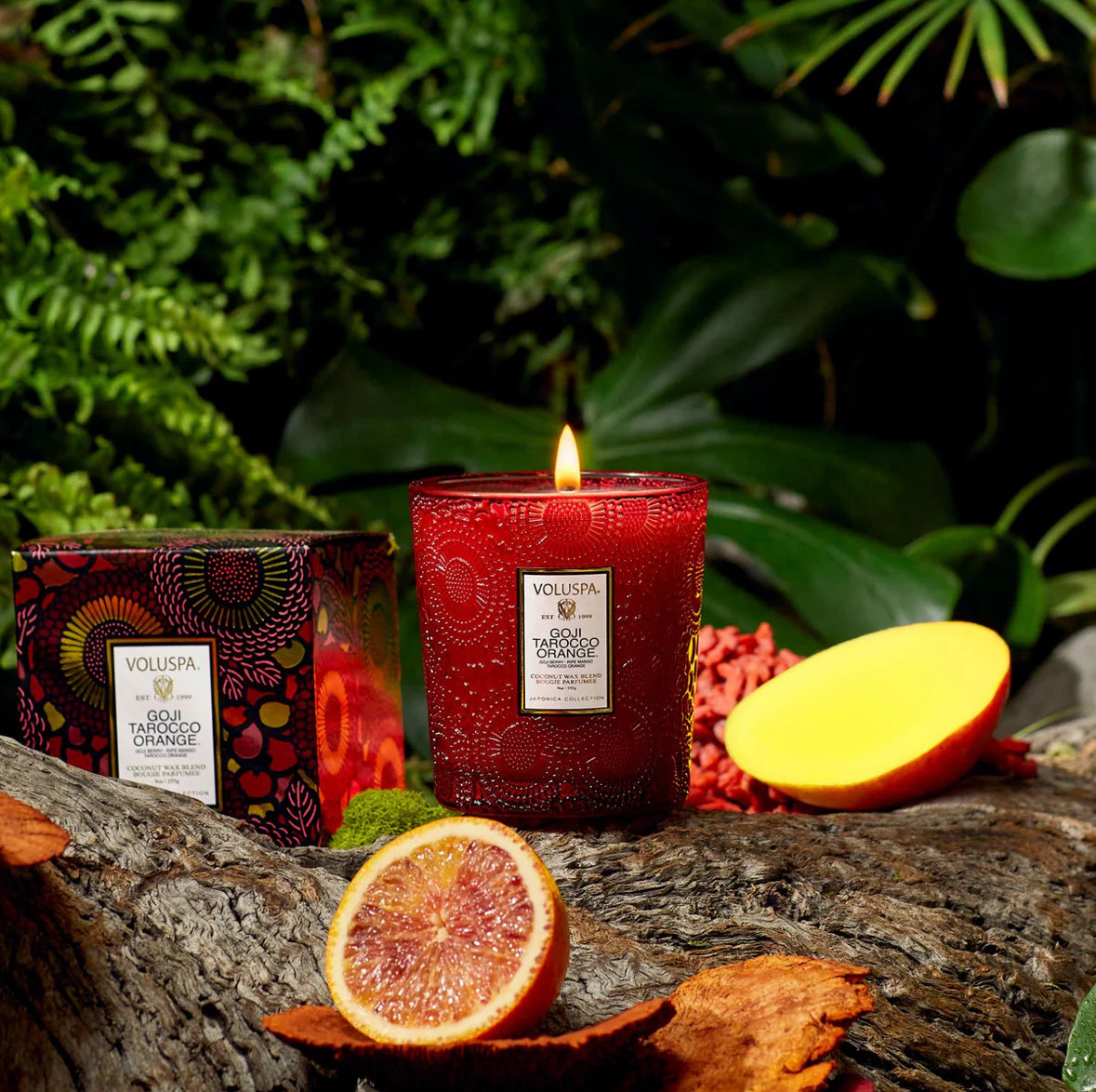 Boxed Candle 60h, Goji Tarocco Orange