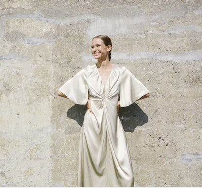 Milu Midi Dress STUDIO, spray green