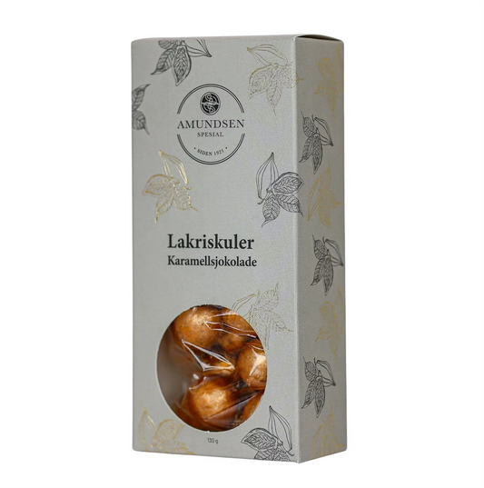 Lakriskuler - karamell og sjokolade
