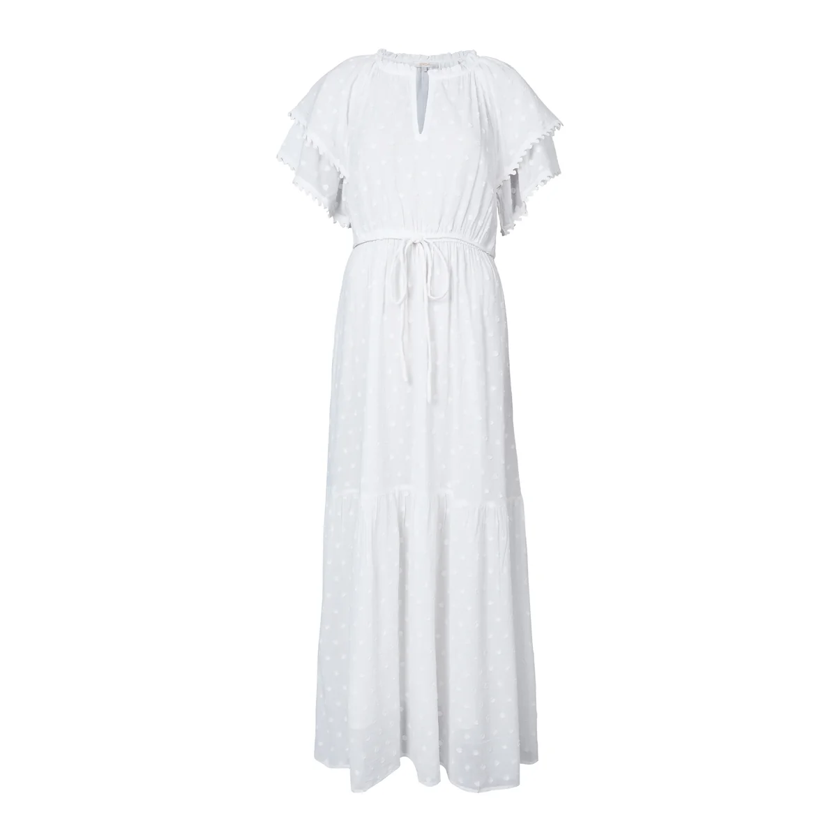 Wave Dress, white