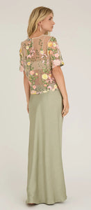 Fuchsia Blouse sand/yellow