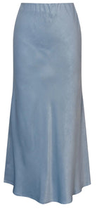 Carry sateen skirt, blue