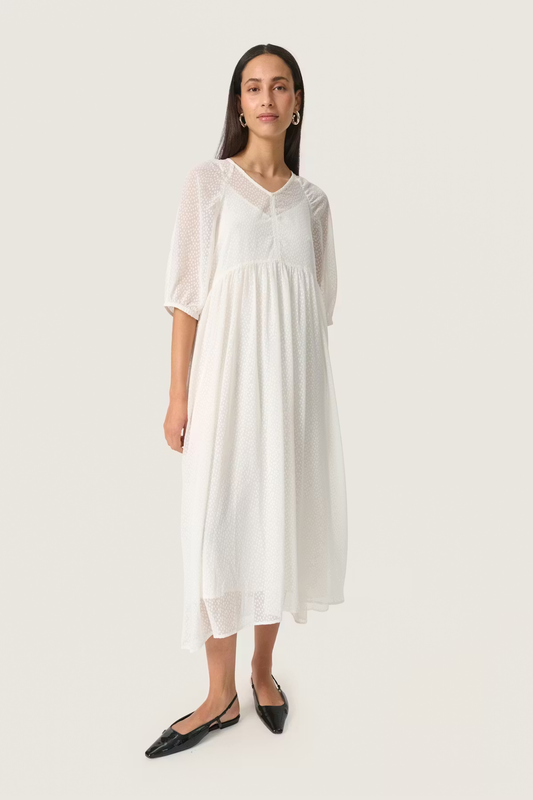 Cammelie Maxi Dress, whisper white