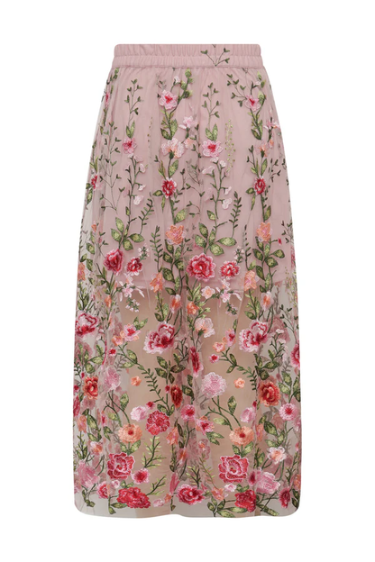 Fuchsia Skirt, rose/red