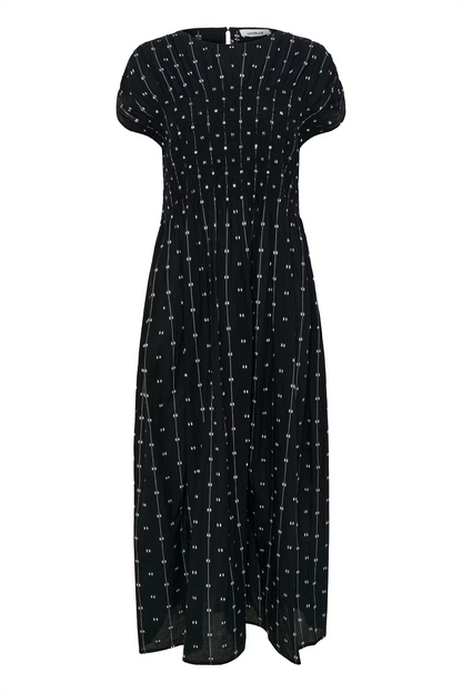 Amelie Dress, black/white dots