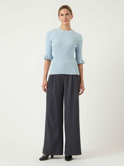 Yasmikla Knit Top, skyway