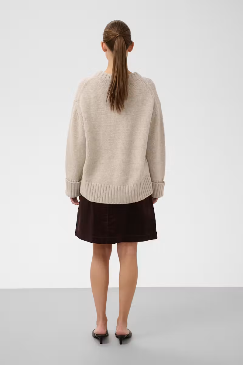 Kamet Aline Skirt, ganache