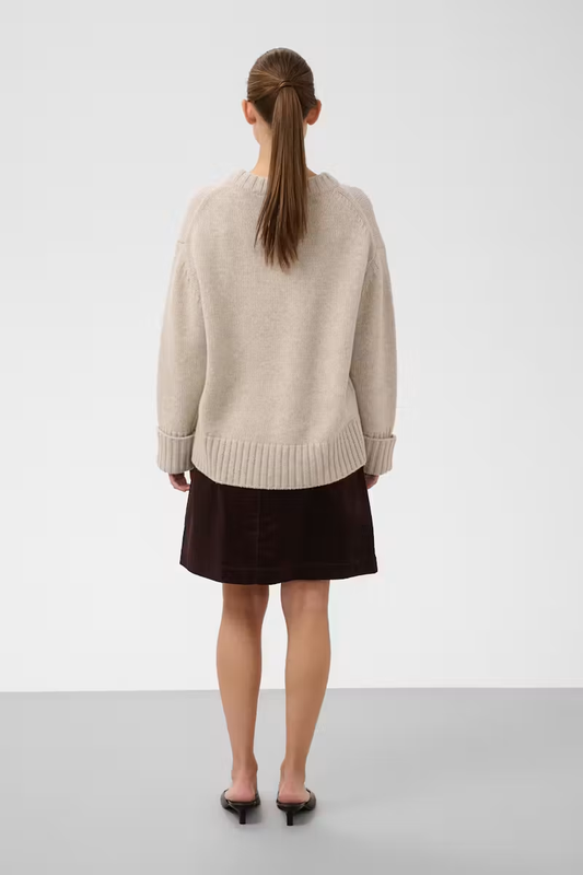 Kamet Aline Skirt, ganache