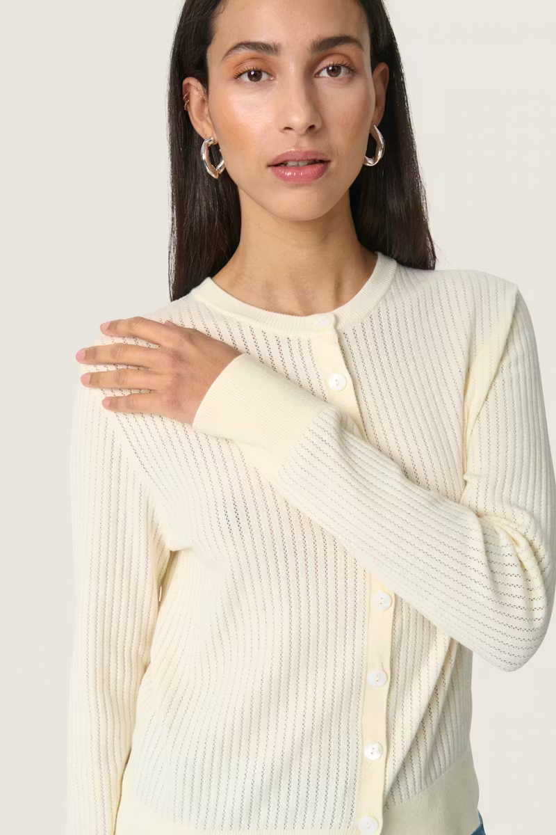 Spina Cardigan, whisper white