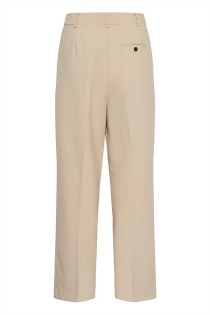 Corinne Suiting Pants, oatmeal