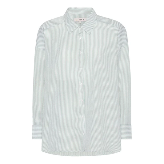 Sonja Shirt, white/green