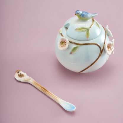 Tea, Milk and Sugar set, birds