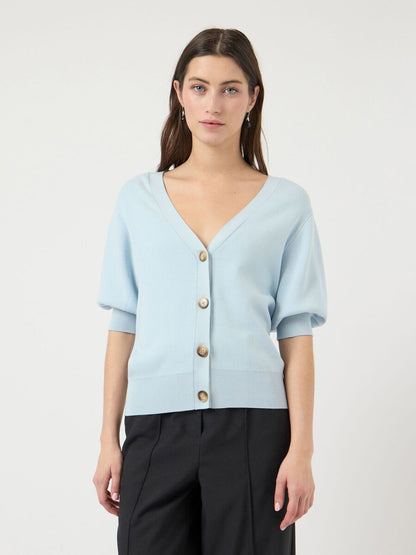 Yasfonny Knit Cardigan, skyway