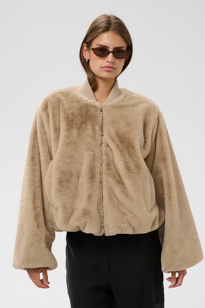 Estacia Bomber Jacket, feather gray