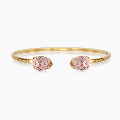 Petite Drop Bracelet Gold, vintage rose