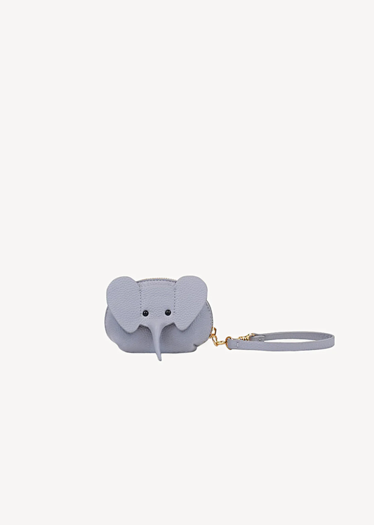 Lucky Elephant Clutch, purple